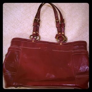 Coach Patent Leather Gallery Tote